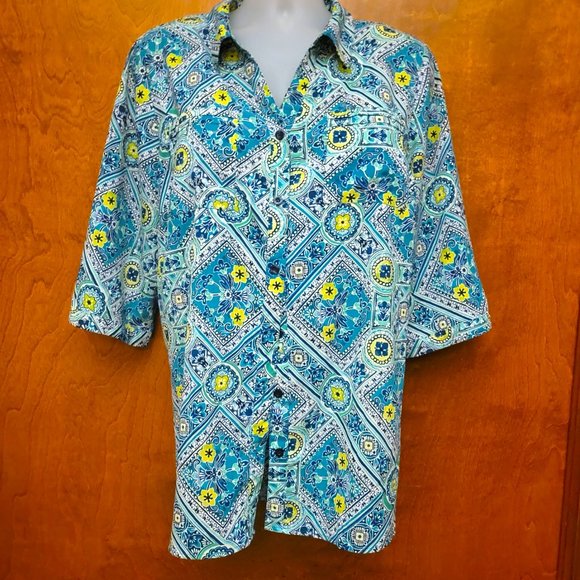 Light Lovely Blouse by Catherine's Like New 1X/2X - Picture 2 of 6